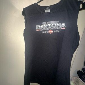 Harley-Davidson 20th anniversary Daytona 2014 CUT SLEEVES size medium